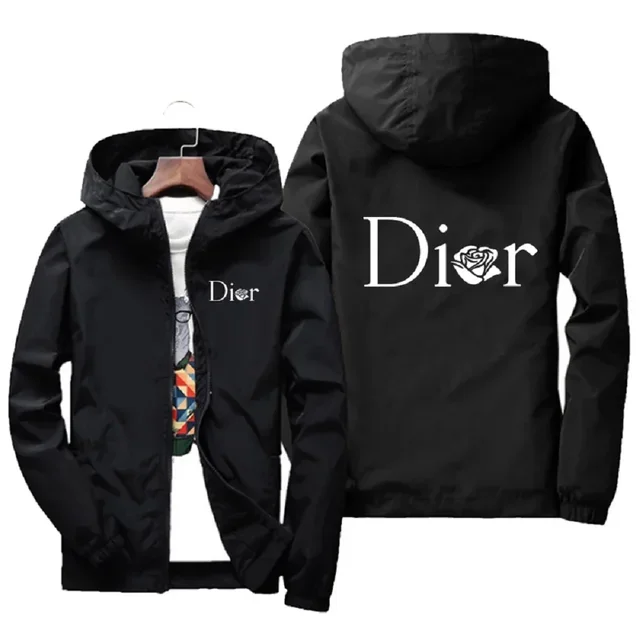 

Spring and Autumn 2025 New waterproof men's casual sports jacket, fashionable outdoor windproof jogging men's clothing