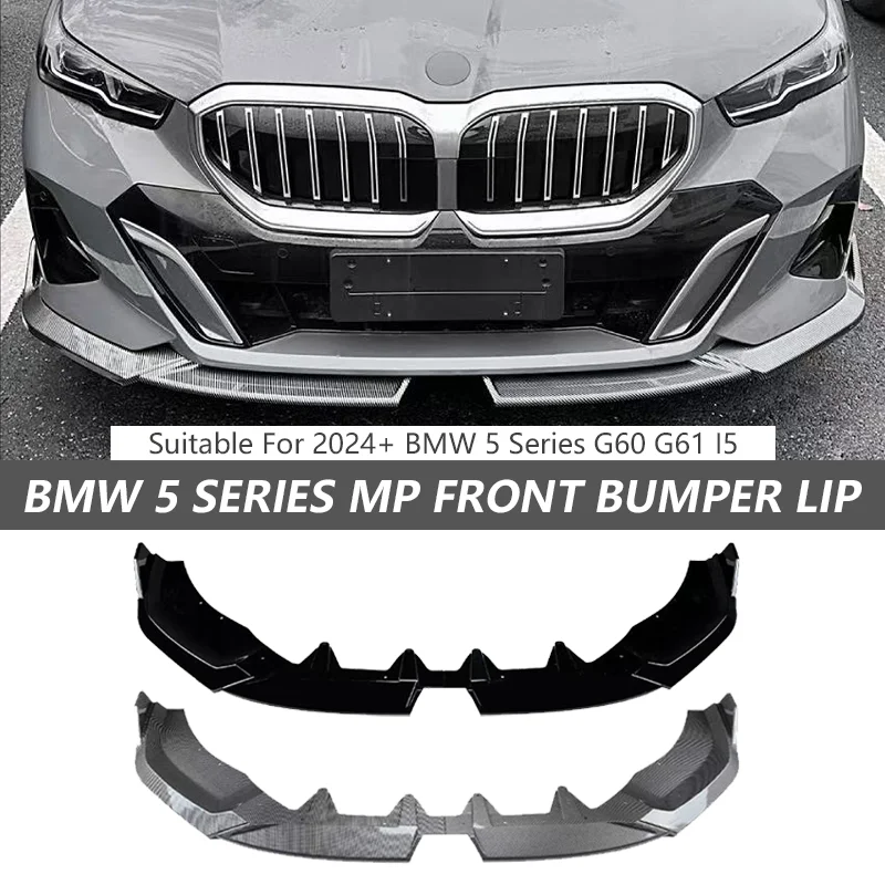 

Front Bumper Lip For BMW 5 series 2024+ G60 G61 I5 ABS Sport Body Kits MP Front Bumper Lip BMW Accessories Update MP Bumper lip