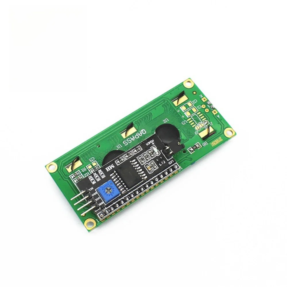 2pcs 1602A LCD Display Module Blue Screen 5V White Character Backlight LCD1602 for Arduino