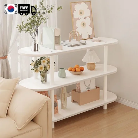 [국내배송] 3단 수납 선반장 다용도 주방 거실 모듈 인테리어 펜트리 조립 원목 진열선반