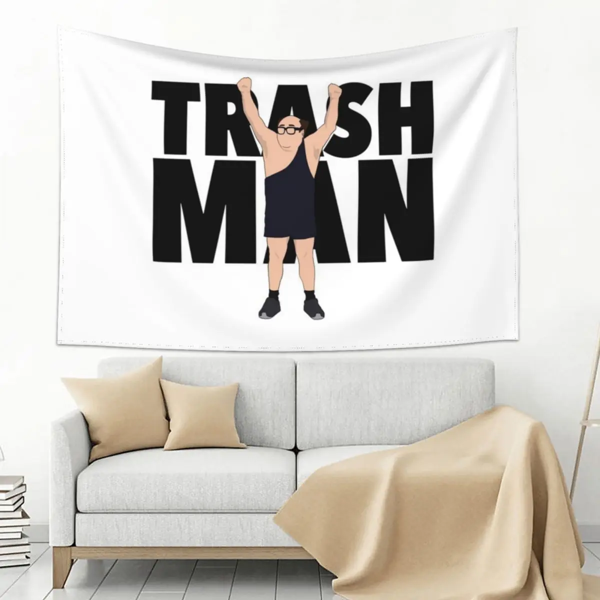 

Trash Man Design Tapestry