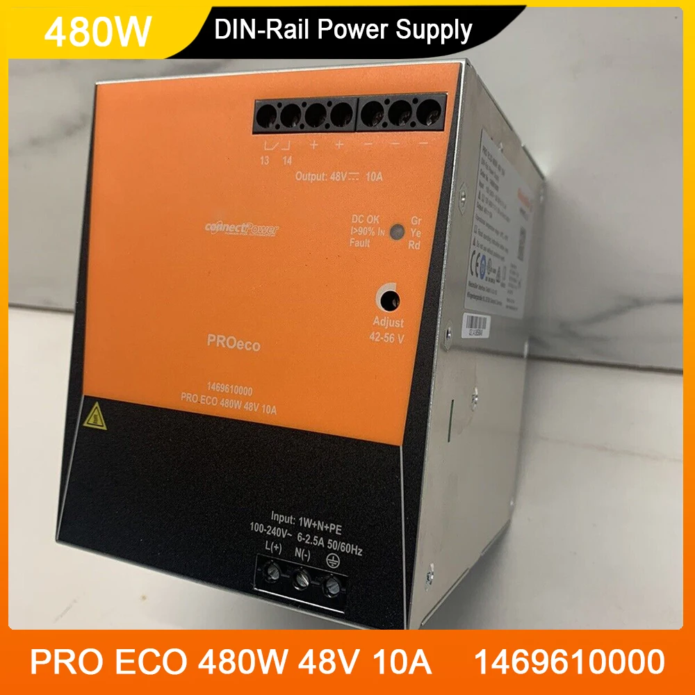 New DIN-Rail Power Supply PRO ECO 480W 48V 10A 1469610000 For Weidmuller High Quality Fast Ship