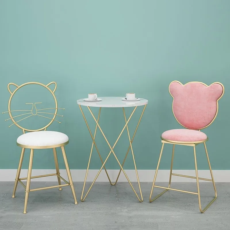 Nordic milk tea shop table and chair cafe marble table and chair combination, simple catering dessert shop table and chair