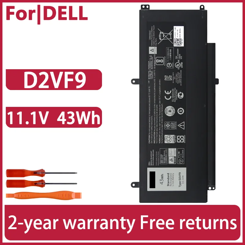 

D2VF9 Laptop battery For Dell Inspiron 15 7547 7548 N7547 Vostro 5459 P68G001 P41F001 G05H0 PXR51 4P8PH 43Wh