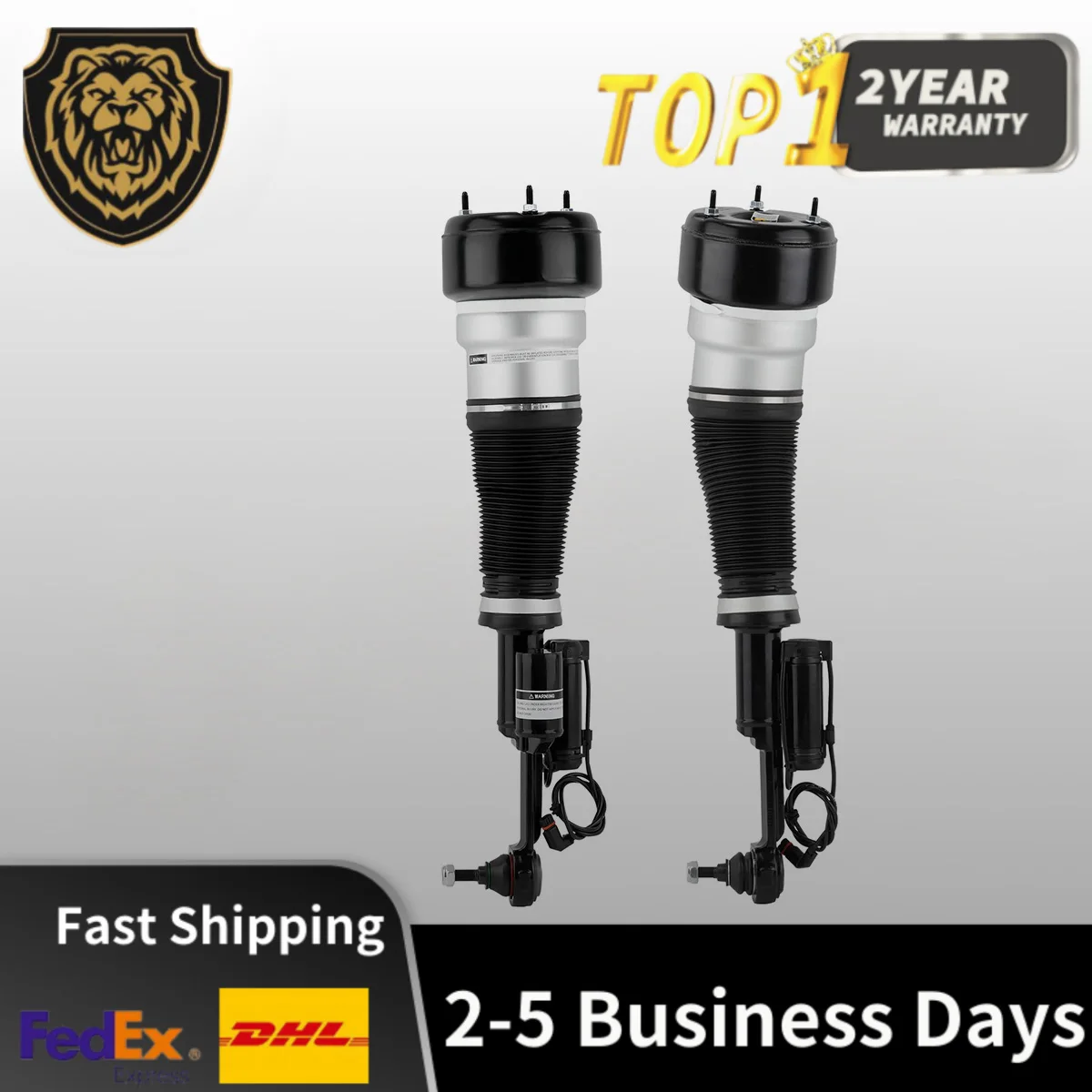 

Pair Front Air Suspension Shocks Fit Mercedes S-Class W221 S350 4MATIC 2007-2013 2213200138 A2213200138