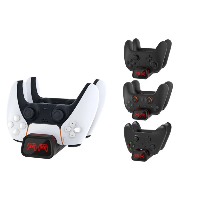 حامل شحن وحدة تحكم الألعاب العالمية، قاعدة شحن من النوع C للوحة ألعاب XSX/XSS المتعددة