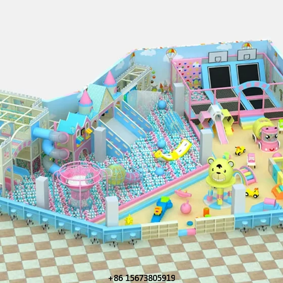 Commercial Amusement Equipment Multi-functional Trampoline Park Soft Play Modules Suitable for Naughty Castle