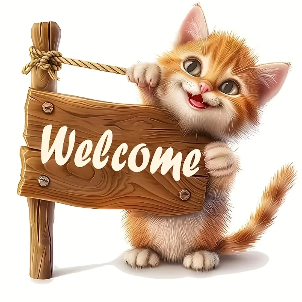 

One Artistic Vinyl Sticker Featuring a Cat Design Ideal for Cars Windows And Walls Self Adhesive Time Use Sticks to Glass