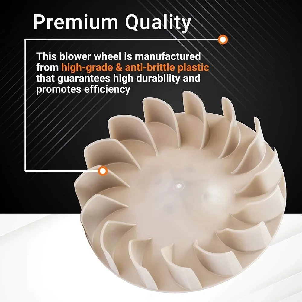 694089   Ruota ventilatore asciugatrice per asciugatrici Kenmore e Whirlpool - Sostituisce 279500 , 279711 , 299678 , 338840 , AP 6010602