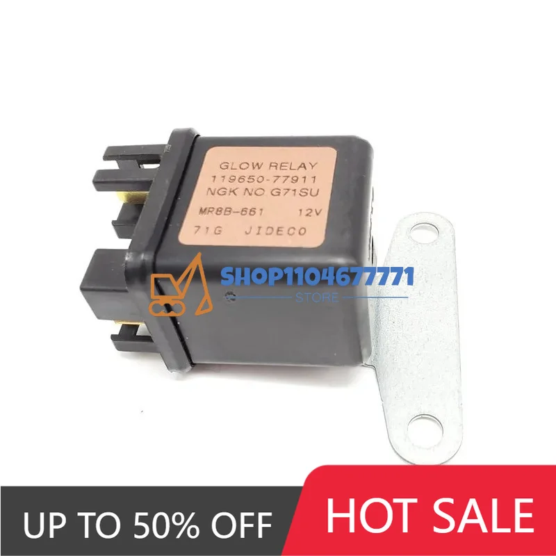 Excavator Parts Engine Flameout Solenoid Valve Timing Relay Accessories
