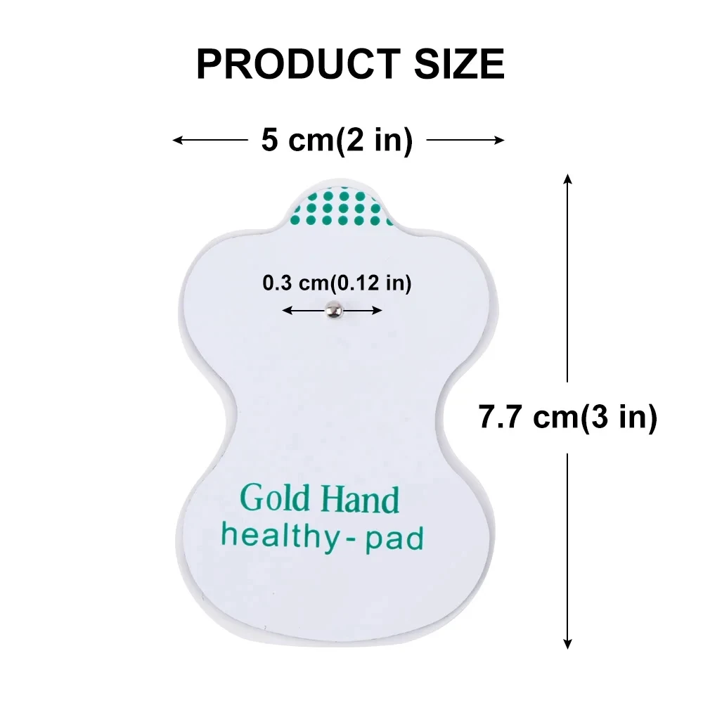 Self-Adhesive TENS Electrodes Pads for EMS Electric Muscle Stimulator Physiotherapy Accessory Reusable Body Massager Patches