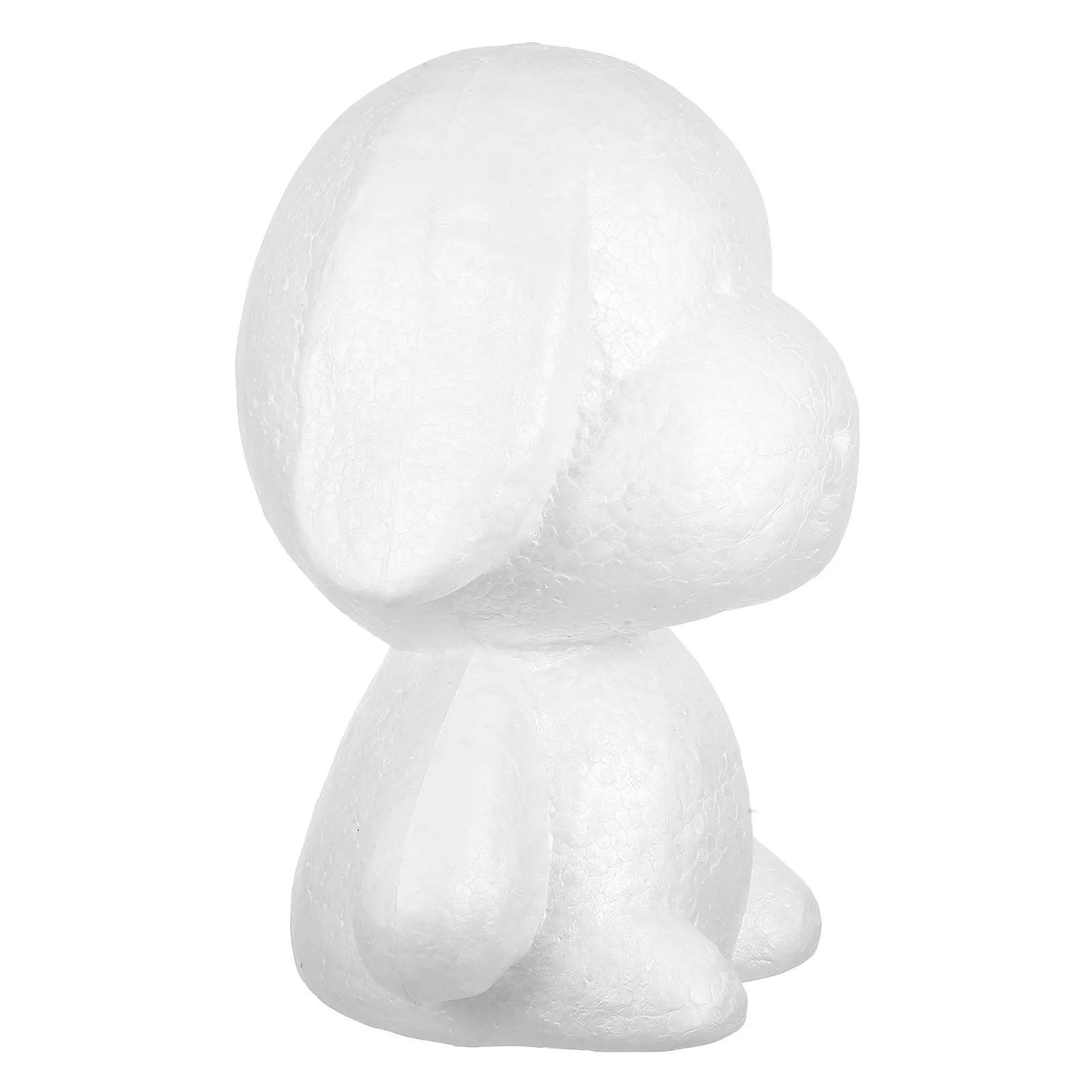 

Белая скульптура-заготовка из пенопласта в форме собаки/щенка для DIY-росписи, праздничных поделок, вечеринок, свадеб, флористических композиций