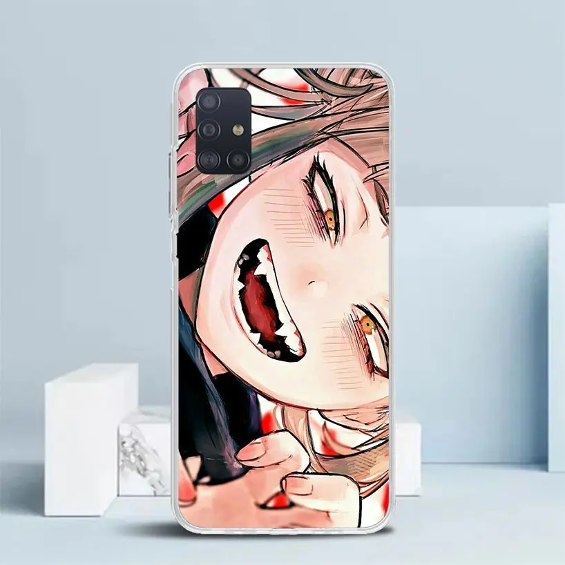 Himiko Toga Waifu Anime MHA Phone Case For Samsung Galaxy A51 A50S A41 A40 A31 A30S A21S A20S A20E A11 A10S A71 A70 A6 A7 A8 A9