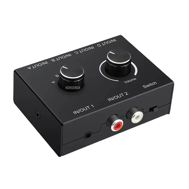 Die oder das Audio: Der ultimative 4-Port Audio Switcher für Ihre Geräte