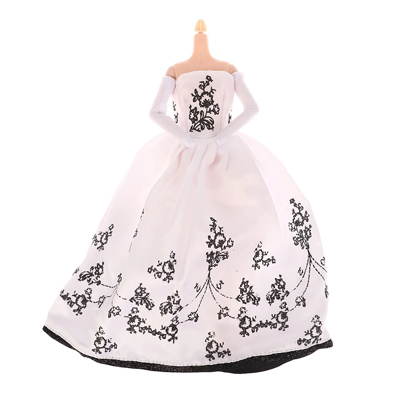 Robe Tutu de Ballet pour Fille, Tenue de Beurre, Accessoires Brodés, Jupe Multicouche, Robe de Soirée, Jouet, 11 Pouces