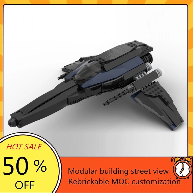 

265PCS Popular Space War Movie Model MOC Building Bricks Spaceship Modular Technology Gifts Holiday Assemble Children Toy Suit