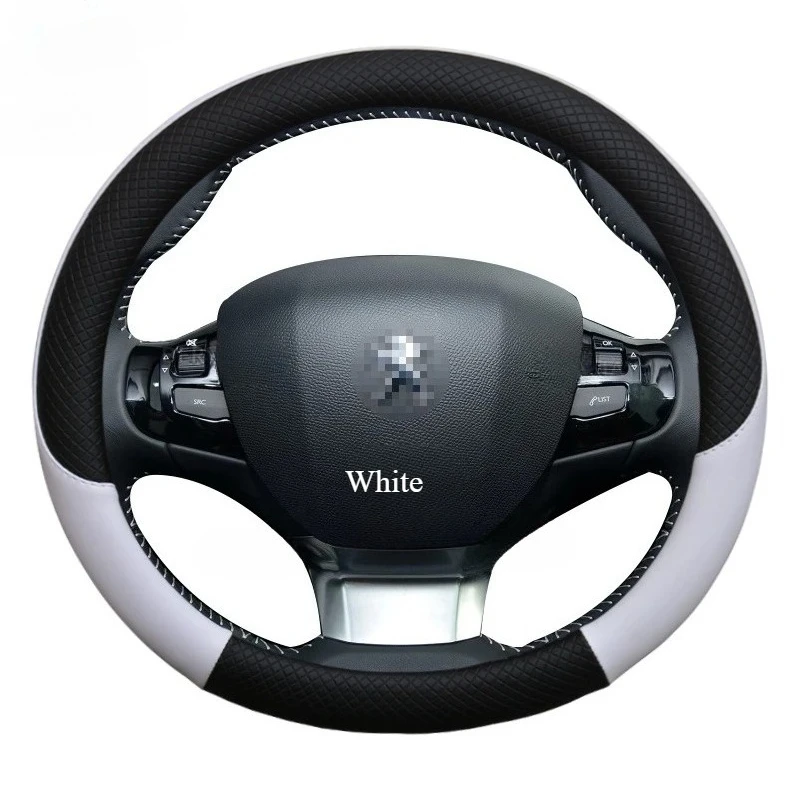غطاء عجلة قيادة السيارة لبيجو 308 2014 ~ 2020 II T9 308 SW CC جديد منقوشة عدم الانزلاق اكسسوارات السيارات