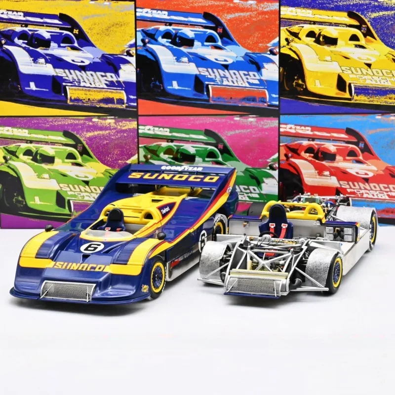 EXOTO 1:18 917/30 Sunoco #6 CAN-AM Champion Set Simulation Limited Edition All Open Alloy Metal Static Car Model Toy Gift