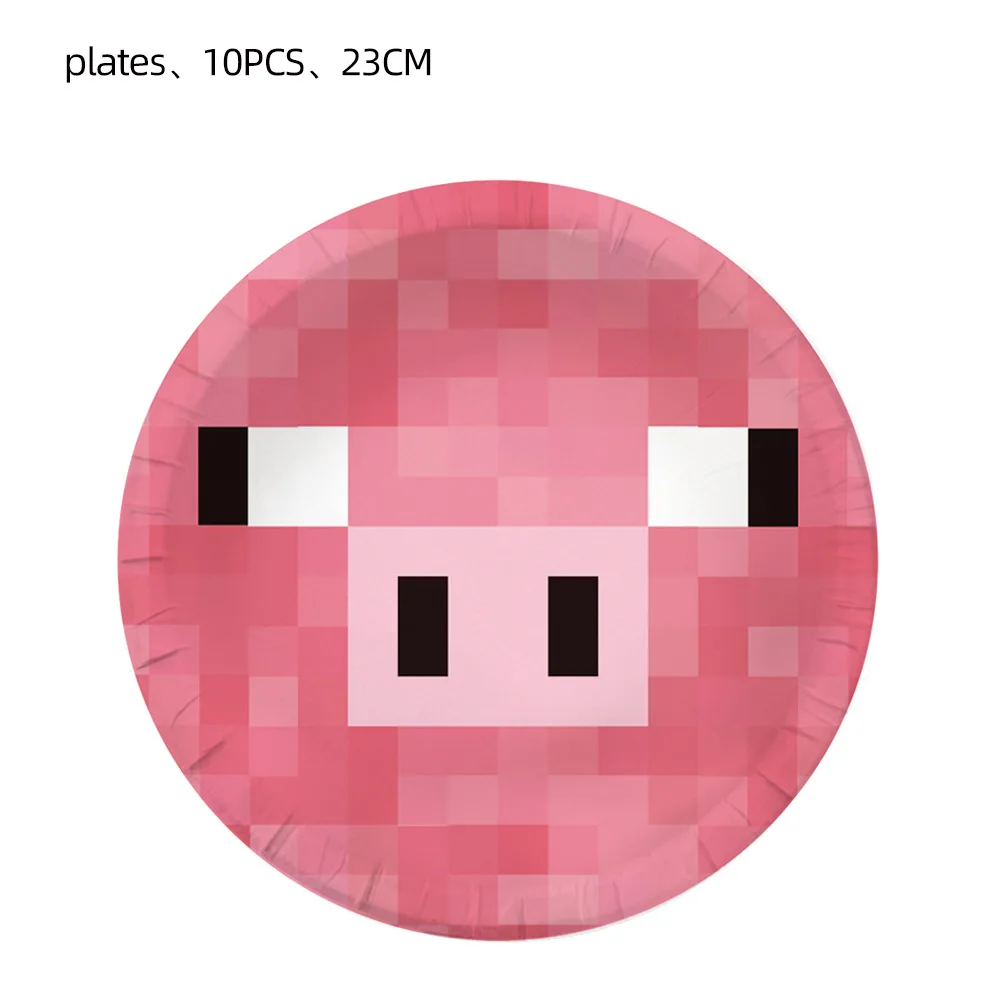 أدوات المائدة المناديل الورقية أكواب لوحات خلفية مفرش المائدة للأطفال حفلة عيد ميلاد زينة حقائب للهدايا بالونات كعكة القبعات العالية