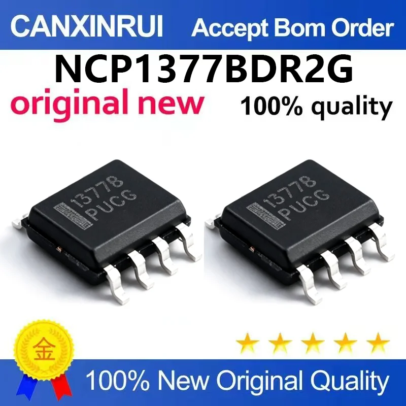 （5pcs-100pcs）Original genuine SMT NCP1377BDR2G SOP8 silk screen 1377B switch controller power chip