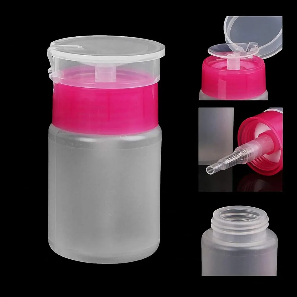 1000Pcs 100% Nail Cotton Pads & 1*Pull-Down Pump Dispenser Bottle Lint Free Non-Woven Nail Gel Polish Remover Wipes Supplies F5% view 6