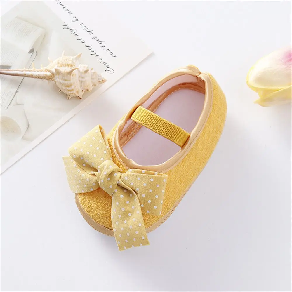 New Anti-slip Bowknot Baby Girls Boots Infant Print Shoes First Walkers Toddler Shoes