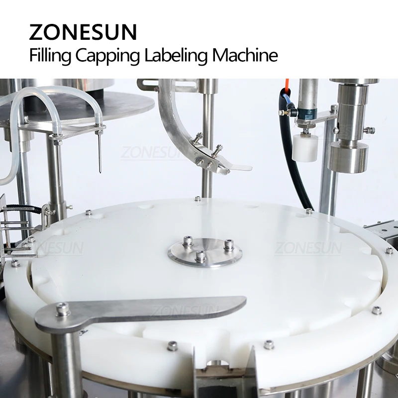 ZONESUN, полностью автоматический реагент, жидкий перистальтический насос, машина для наполнения и закупорки этикеток с производственной линией Unscramblers