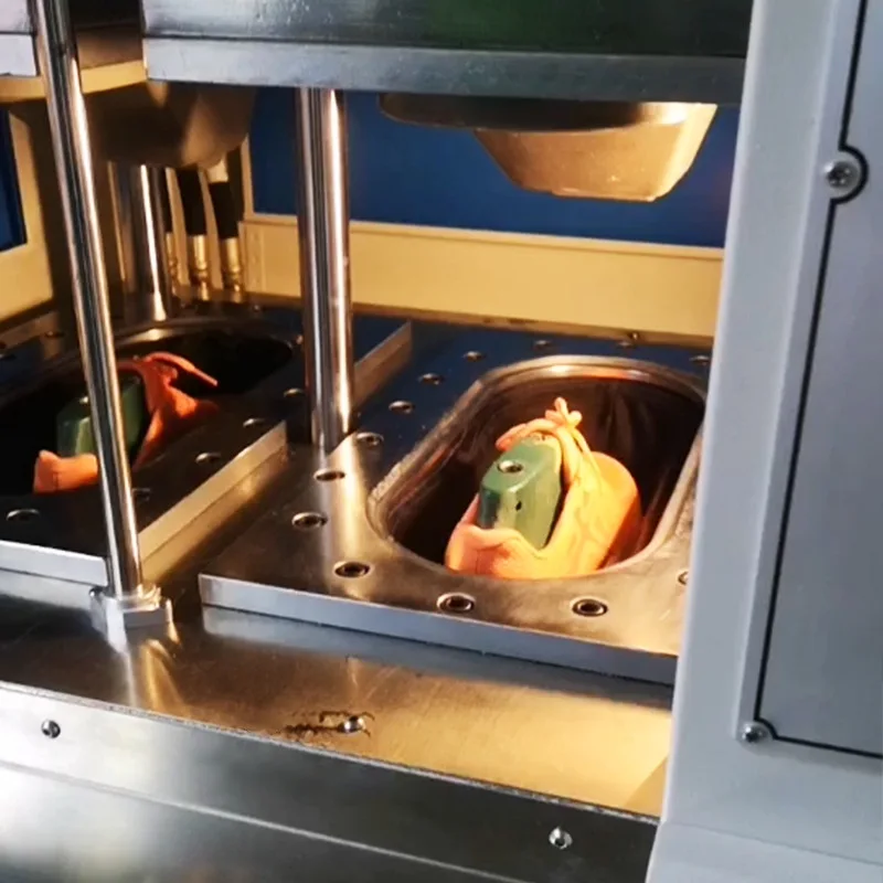 Multifunctional Shoe Molding Machine  Moldless Pressing and Bonding Machine  Fully Automatic Sole Pressing Machine view 4