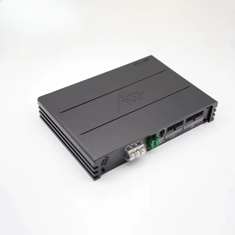 E812.10D معالج الإشارات الرقمية الصوت صوت السيارة متعدد الأغراض صغير 8 قنوات فئة D سيارة DSP مع مكبر للصوت