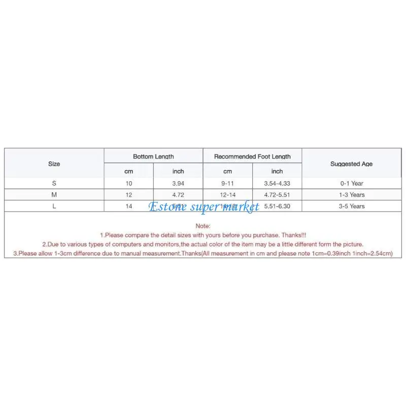 090B Set 3 paia calzini antiscivolo per bambini Calzini da pavimento morbidi e caldi Calzini traspiranti