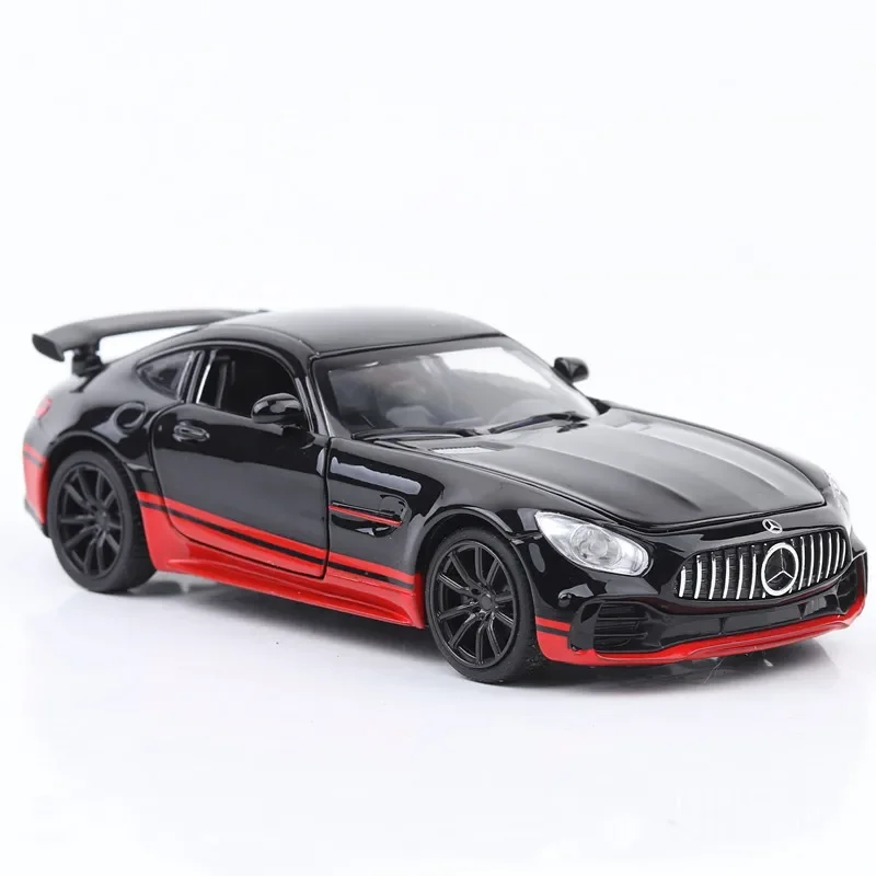 1:32 mercedes-benz amg gtr hohe Simulation Druckguss Metall legierung Modell auto Sound Licht zurückziehen Sammlung Kinder Spielzeug Geschenke a53