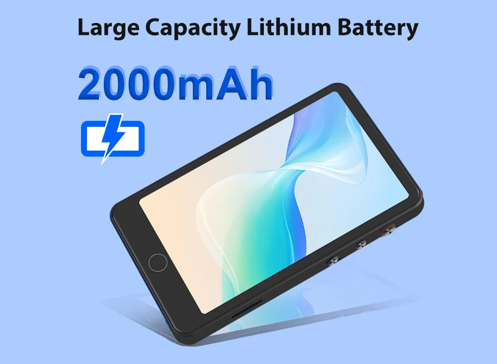 مشغل MP4 يعمل بنظام Android مقاس 4.0 بوصة يعمل باللمس مع مشغلات موسيقى MP3 بلوتوث وواي فاي تدعم العبرية