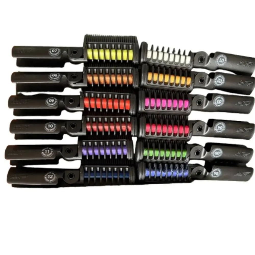 6 шт., красочная расческа с кремом для волос, моющаяся одноразовая краска для волос, нетоксичная ручка для краски для волос, инструмент для красоты