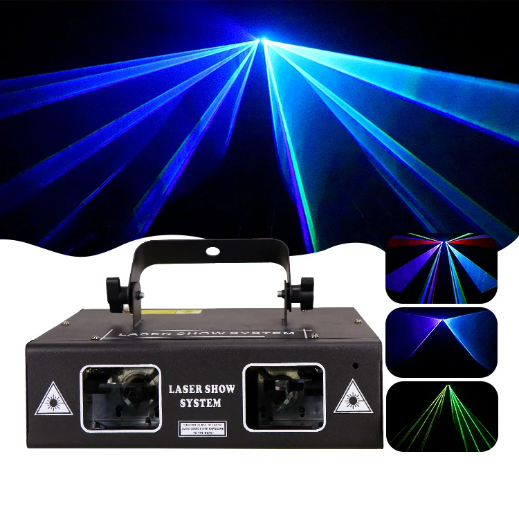 Vltg Mini Dmx Rgb Laser 2 Ogen Lens Mini Laser Podium Verlichting Animatie Led Discolichten