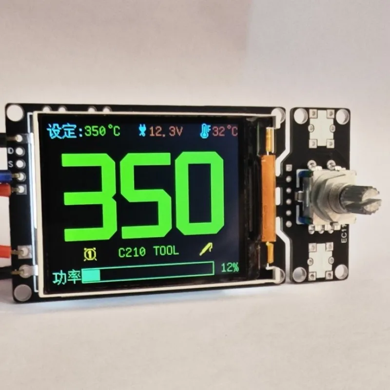 Color Screen T12 Control Board Jbc245 Intelligent 210 Constant Temperature 936 Digital Display DIY High-power Welding Station