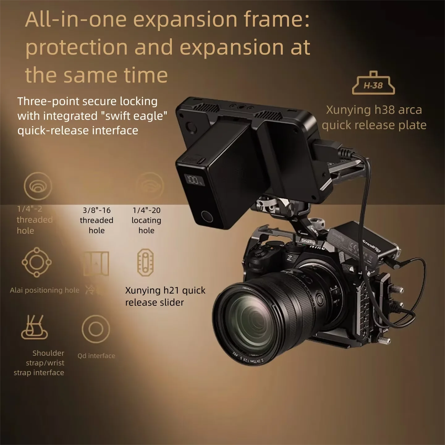 SmallRig Nighthawk Full Covera - Camera Cage Baseplate recension och pris