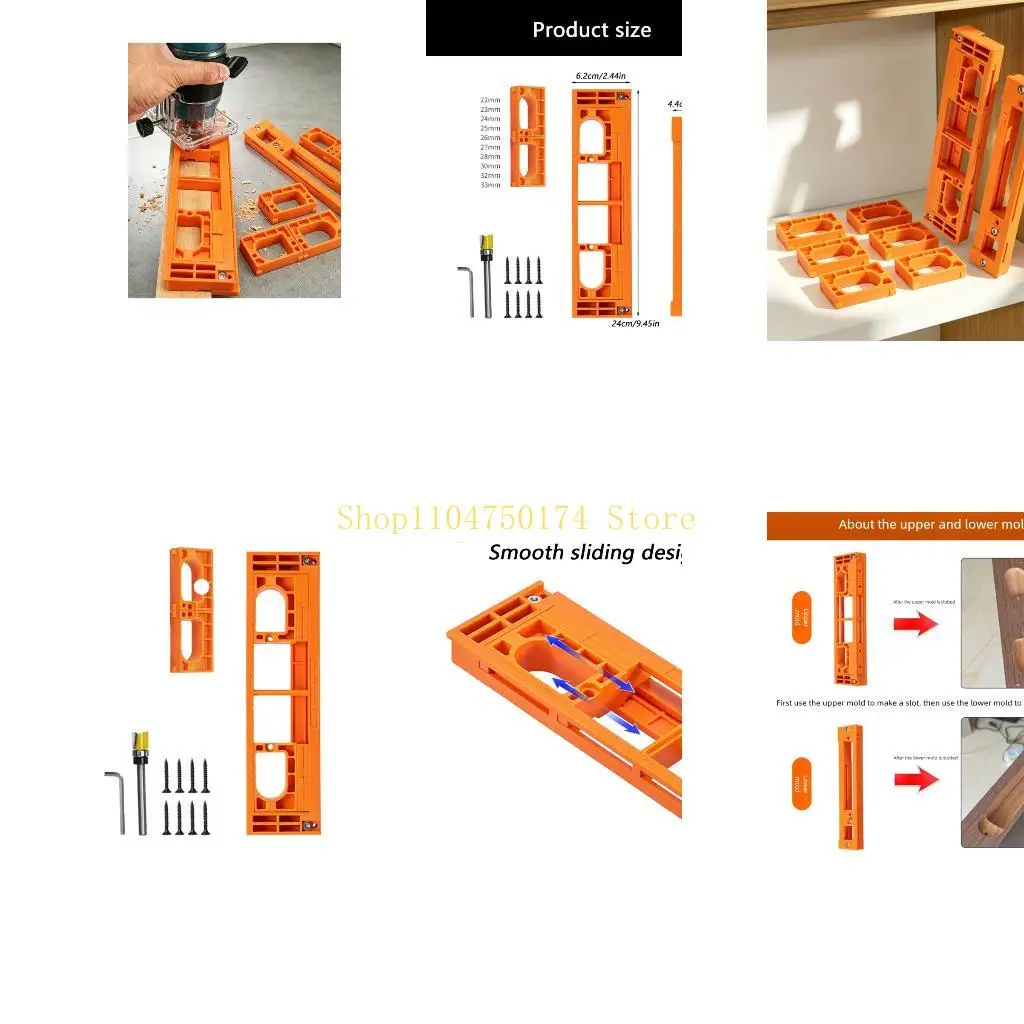 Professional 3D Hinge Mortise Chisels Set With 10 Adjustable Widths For Precise Woodworking Furniture Making And Cabinet