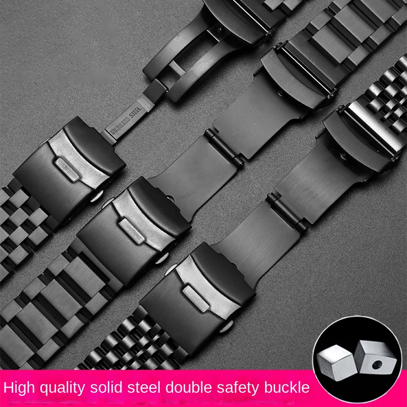 For 1853 Tissot T116 Special T116617A steel strap 22ｍｍ Stainless Steel strap bracelet t116 617a Black Knight men metal watchband