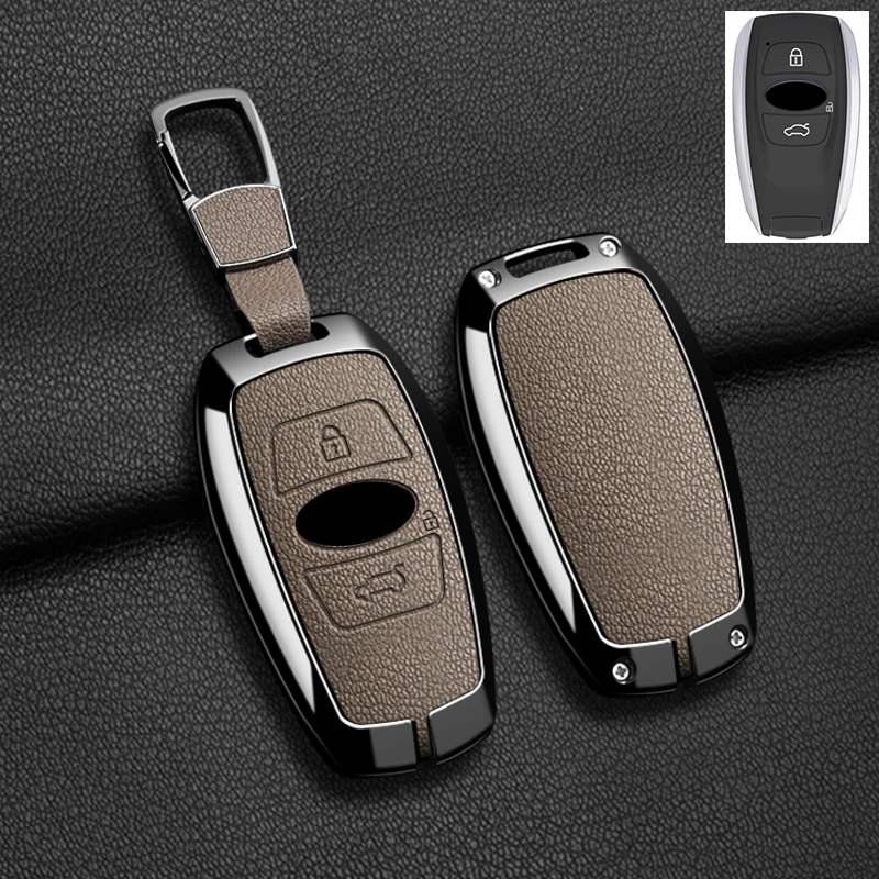 Passende Autoschlüsselhülle aus Zinklegierung für Subaru WRX XV Crosstrek Legacy BRZ Forester Impreza STi Outback 2015-2019 Zubehör – Detail 19