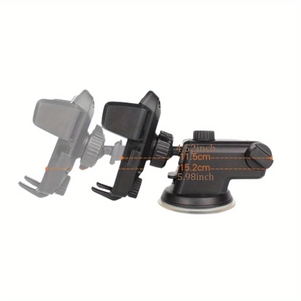 Автомобильный кронштейн для телефона с навигационной рамкой на выходе — многофункциональная, передняя стеклянная присоска, телескопическая механическая рука