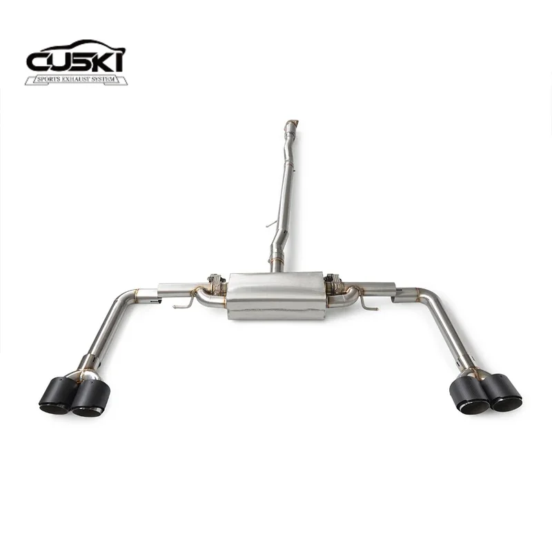 

Высокопроизводительный задний клапан из нержавеющей стали 304, задняя выхлопная система Cat, подходит для LYNK & CO 03 2.0T 2019-2023, доступ к автомобильному выхлопу