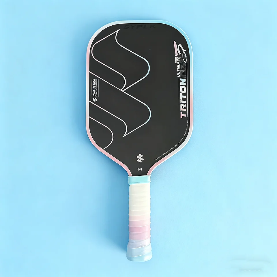 

Весло для пиклбола Triton 16 мм T700 из углеродного волокна 2025 — сотовый сердечник, одобренный USAPA для Pro Power и Spin