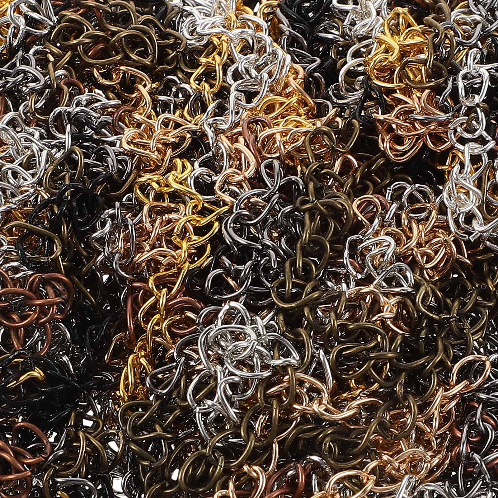 

300 шт. удлинительные цепочки, железное ожерелье, браслет, удлинители для изготовления ювелирных изделий, поставка «сделай сам», удлинитель цепи, аксессуары для ожерелья