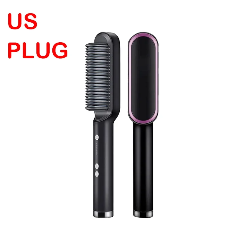 

Hair Straightener Professional Quick Heated Electric Hot Comb Hair Straightener Personal Care Multifunctional Hairstyle Brush