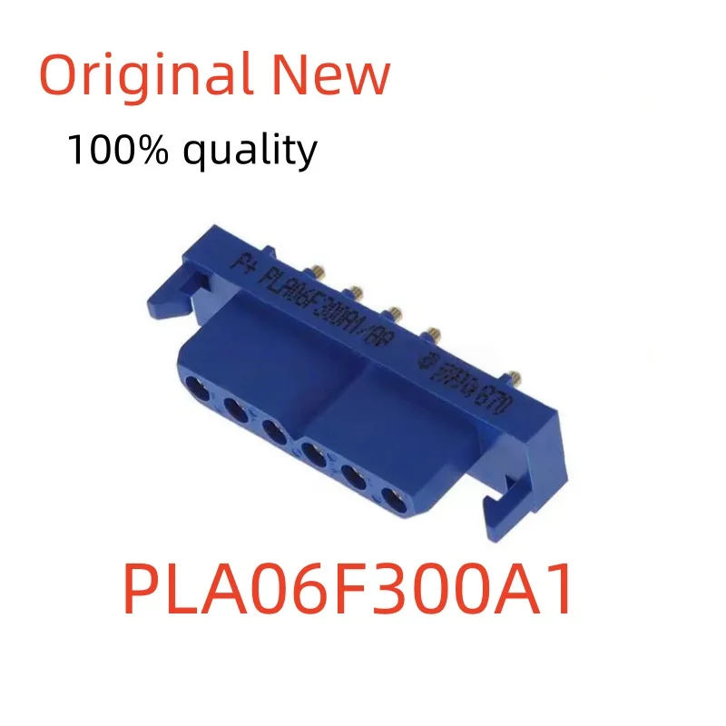 100% New  PLA06F300A1 Backplane Connector, 6POS Receptacle Female Socket, 5mm Through-hole