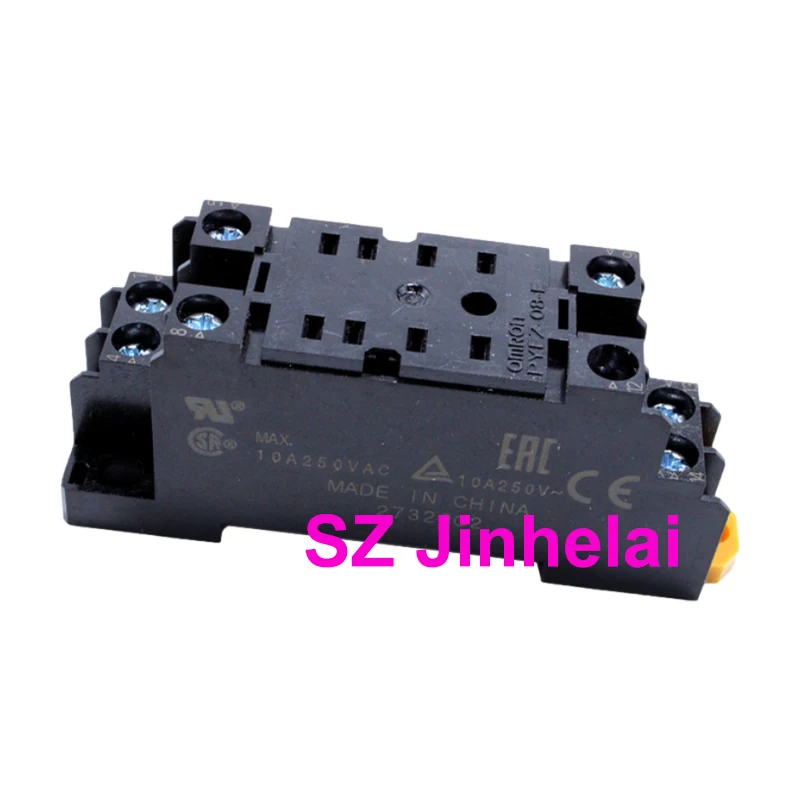 

50pcs OMRON PYFZ-08-E Authentic Original Mini Multifunction 8pins Base Relay Socket (apply to MY2N-GS H3Y-2-C)