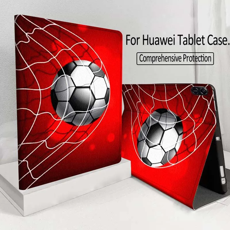 Creative football pattern For Huawei MatePad M5 T5 SE 11 Pro Honor Tab 5 V7 V8 X9 GT 10.1 10.8 Inch Tablet Case