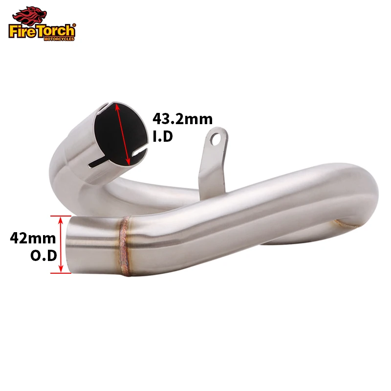 Slip On For Honda CB600F Hornet 600 CB CBR600F 2007 - 2013 Motorcycle Exhaust Escape Moto Mid Link Pipe Connect Original Muffler