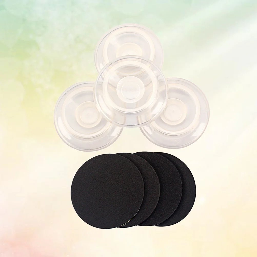 

4 Pcs Piano Leg Floor Protectors Caster Cups Household Mats Stabilizers Vibration Absorbers