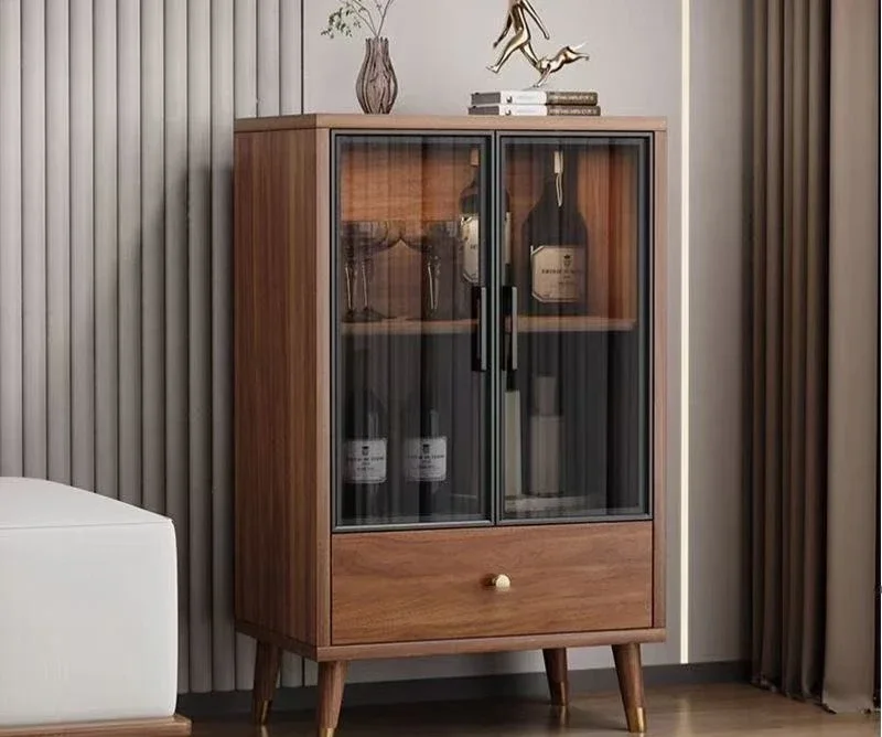 غرفة معيشة، خزانة مشروبات، منزلية، طراز صيني، حديث، وجبة خفيفة، خزانة جانبية، زجاج، متكامل #3